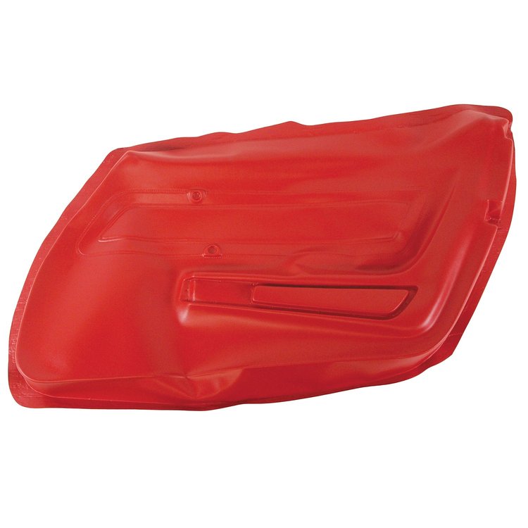 442824 Door Panel Skin, 1977-1977 Chevy Corvette, Red Right/Passenger