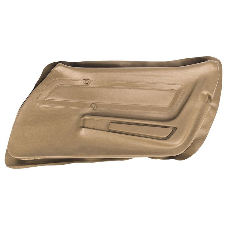 442857 Door Panel Skin, 1977-1977 Chevy Corvette, Buckskin Right/Passenger