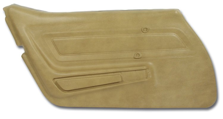 442957 Door Panel, 1977-1977 Chevy Corvette, Buckskin Left/Driver