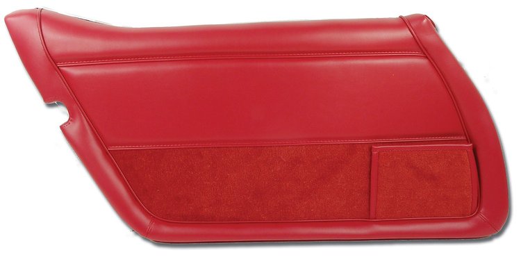 443324 Door Panel, 1978-1980 Chevy Corvette, Red Left/Driver