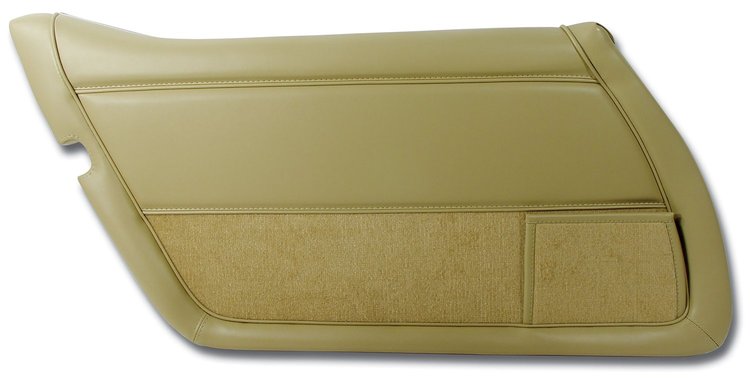 443350 Door Panel, 1978-1980 Chevy Corvette, Doeskin Left/Driver, Doeskin, Vinyl