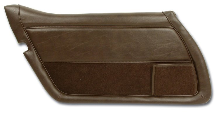 443355 Door Panel, 1978-1978 Chevy Corvette, Dark Brown Left/Driver
