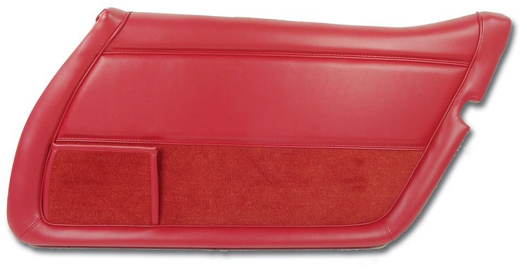443424 Door Panel, 1978-1980 Chevy Corvette, Red Right/Passenger
