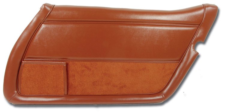 443439 Door Panel, 1981-1981 Chevy Corvette, Cinnabar Right/Passenger