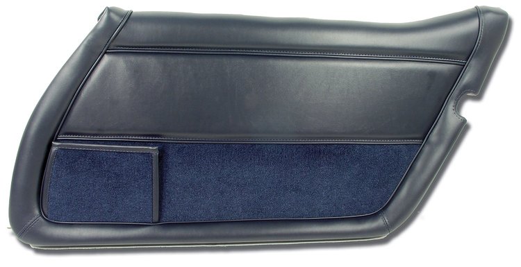 443448 Door Panel, 1978-1981 Chevy Corvette, Dark Blue Right/Passenger
