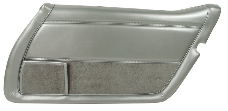 443462 Door Panel, 1978-1978 Chevy Corvette, Silver Pace Right/Passenger