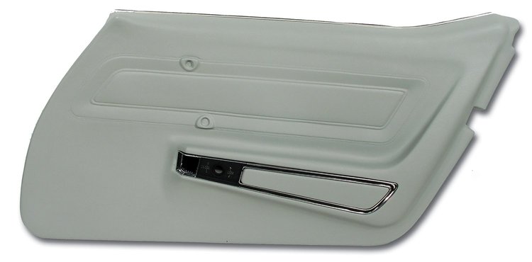 443667 Door Panel, 1977-1977 Chevy Corvette, Smoke Standard Right/Passenger