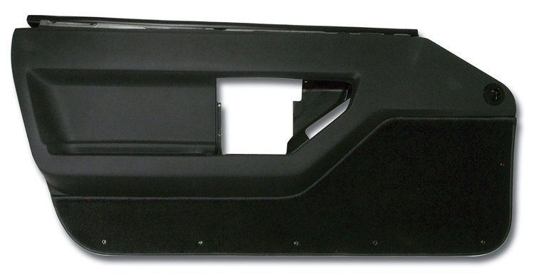 444022 Door Panel, 1984-1987 Chevy Corvette, Graphite Left/Driver