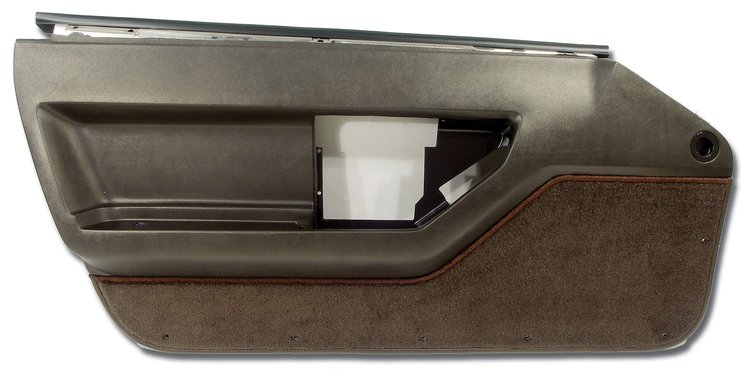 444071 Door Panel, 1984-1987 Chevy Corvette, Bronze Left/Driver