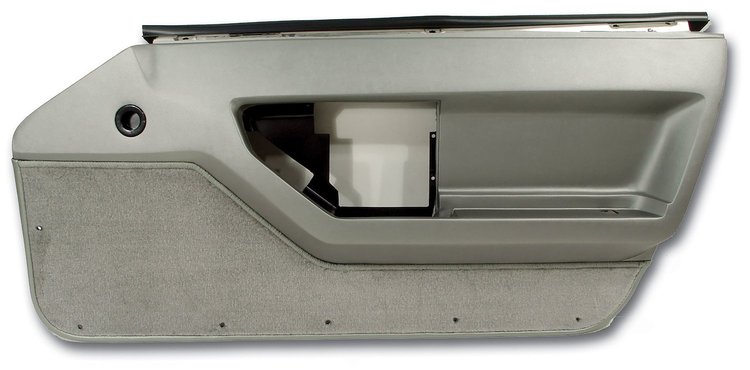 444169 Door Panel, 1984-1987 Chevy Corvette, Gray Right/Passenger