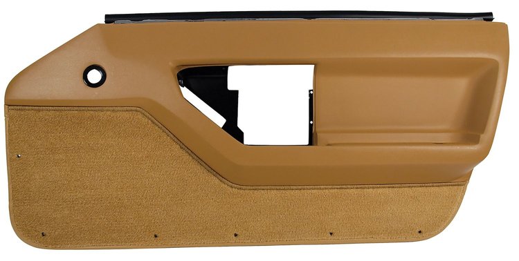 444172 Door Panel, 1984-1987 Chevy Corvette, Saddle Right/Passenger