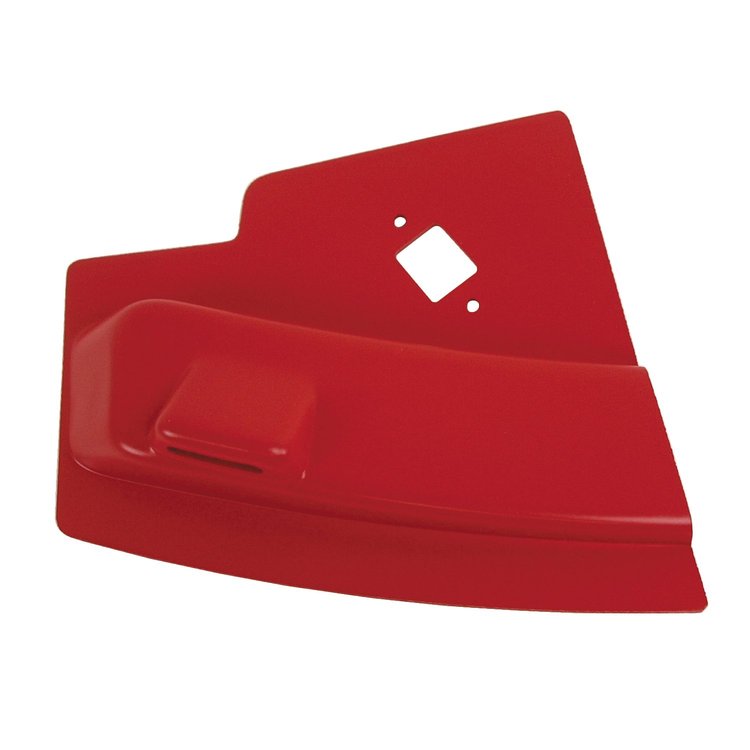 444430 Radio Side Panel, 1965-1966 Chevy Corvette, Red Left/Driver W/Power Antenna