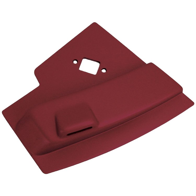444437 Radio Side Panel, 1965-1965 Chevy Corvette, Maroon Left/Driver W/Power Antenna