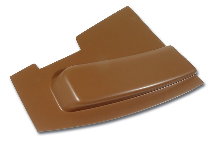 444554 Radio Side Panel, 1963-1963 Chevy Corvette, Saddle Left/Driver