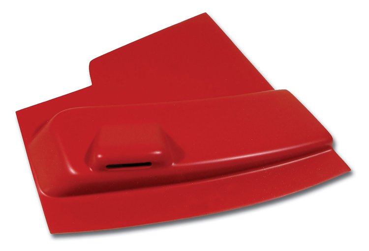 444635 Radio Side Panel, 1964-1964 Chevy Corvette, Red Left/Driver