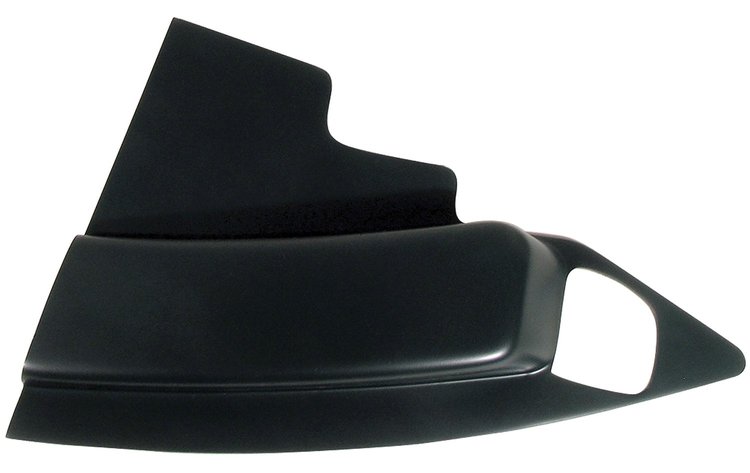 444814 Radio Side Panel, 1965-1967 Chevy Corvette, Green Right/Passenger 67 W/Air Conditioner