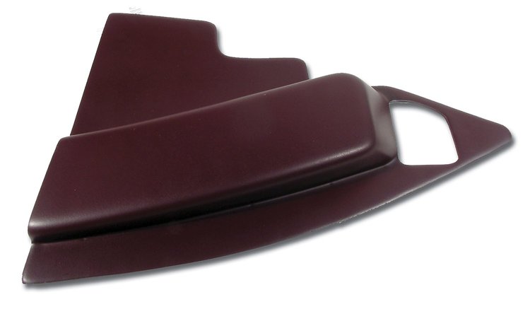 444837 Radio Side Panel, 1965-1965 Chevy Corvette, Maroon Right/Passenger