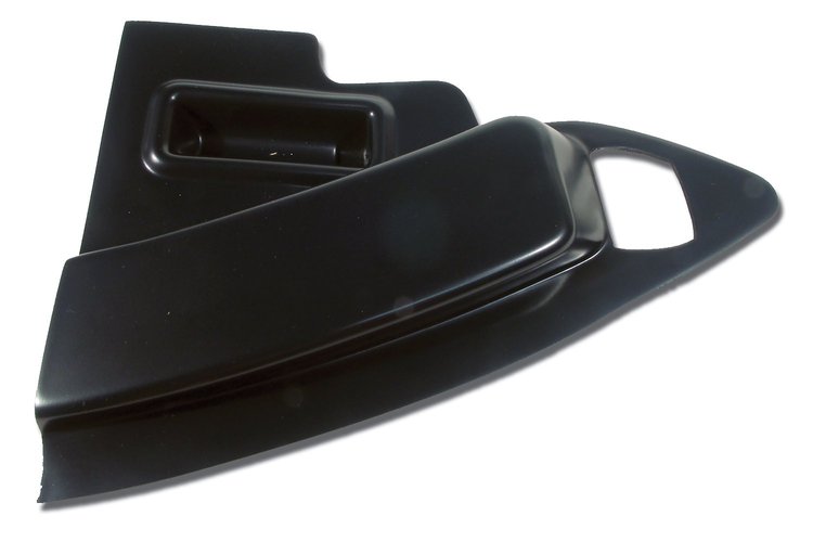 444844 Radio Side Panel, 1966-1966 Chevy Corvette, Dark Blue Right/Passenger
