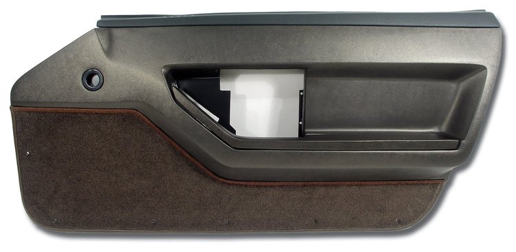 445171 Door Panel, 1984-1987 Chevy Corvette, Bronze Deluxe Coupe Right/Passenger