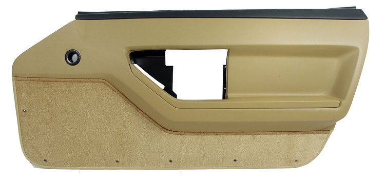 445172 Door Panel, 1984-1987 Chevy Corvette, Saddle Deluxe Coupe Right/Passenger