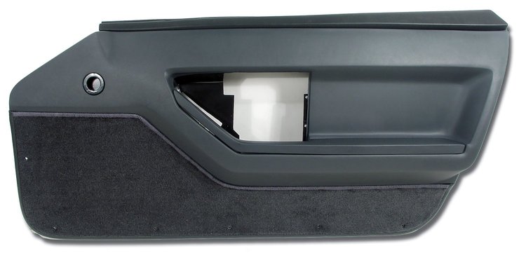 445322 Door Panel, 1986-1987 Chevy Corvette, Graphite Deluxe Convertible Right/Passenger