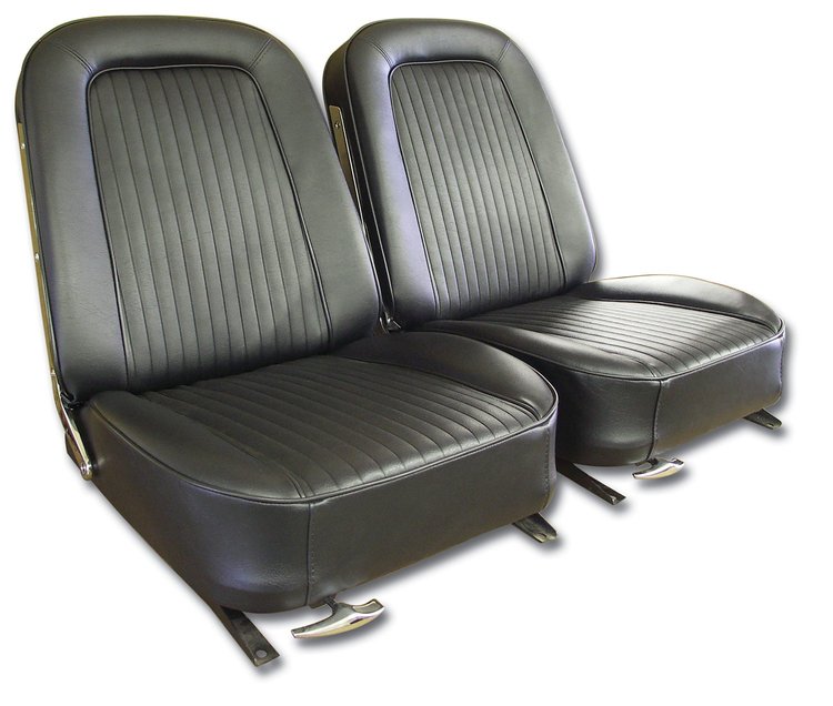445520 Vinyl Seat Covers, 1964-1964 Chevy Corvette, Black