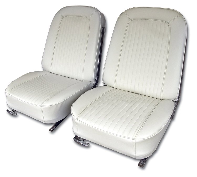 445565 Vinyl Seat Covers, 1964-1964 Chevy Corvette, White