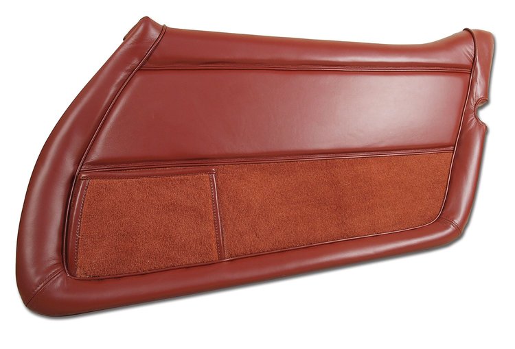 446033 Leather Door Panel, 1978-1978 Chevy Corvette, Saffron Right/Passenger