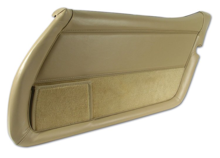 446050 Leather Door Panel, 1978-1980 Chevy Corvette, Doeskin Right/Passenger, Doeskin, Leather