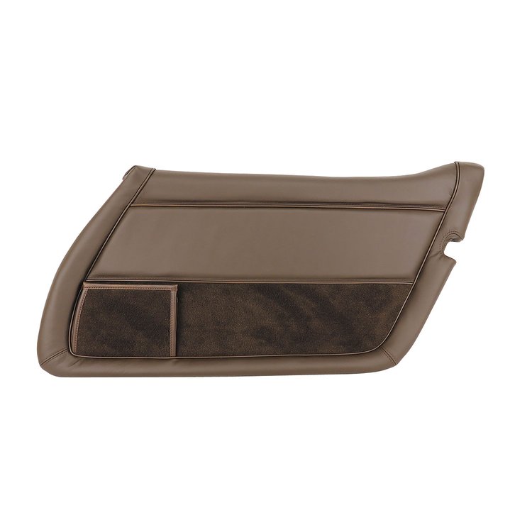 446055 Leather Door Panel, 1978-1978 Chevy Corvette, Dark Brown Right/Passenger