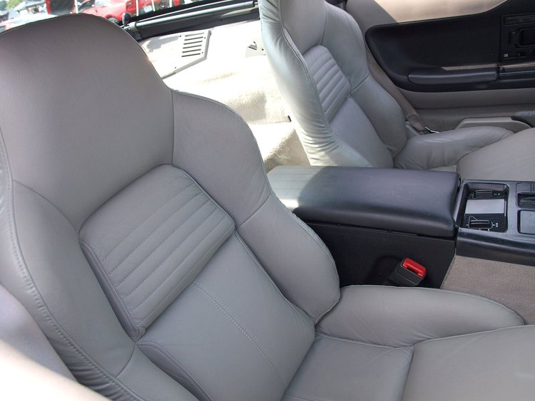 447384 Leather-Like Vinyl Seat Covers, 1994-1996 Chevy Corvette, Gray Standard