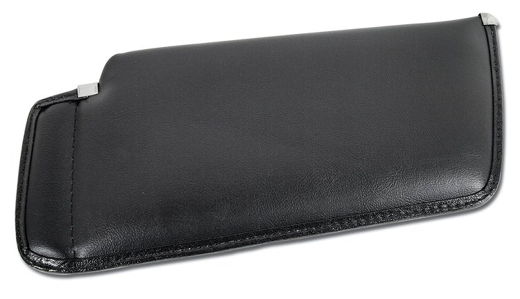 448020 Sunvisor, 1979-1981 Chevy Corvette, Black, Right/Passenger W/Mirror Option