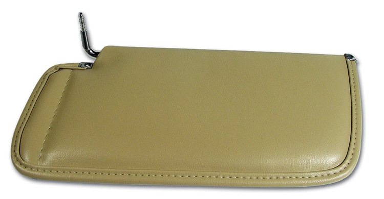 448050 Sunvisor, 1978-1980 Chevy Corvette, Doeskin Right/Passenger W/Mirror Option