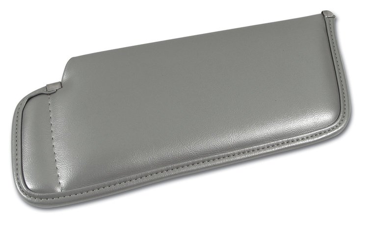 448064 Sunvisor, 1981-1981 Chevy Corvette, Silver Right/Passenger W/Mirror Option