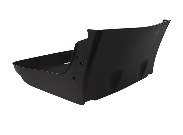 449321 Reproduction Seat Frame Bottom, 1982-1982 Chevy Corvette, Charcoal