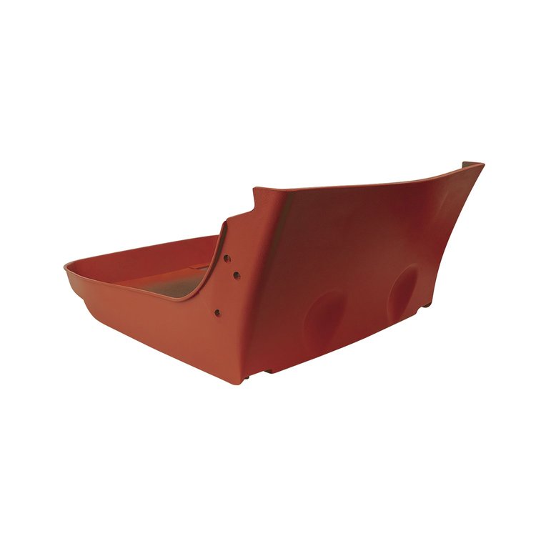 449339 Reproduction Seat Frame Bottom, 1981-1981 Chevy Corvette, Cinnabar