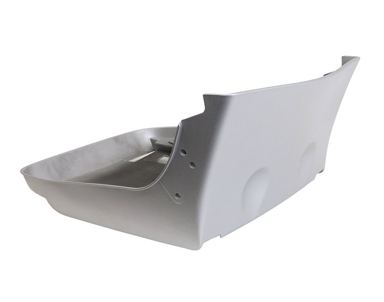 449362 Reproduction Seat Frame Bottom, 1978-1978 Chevy Corvette, Silver Pace