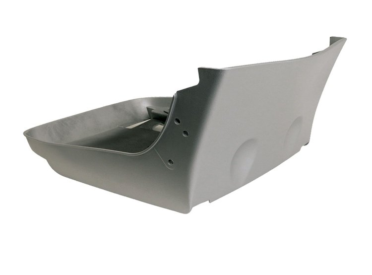 449364 Reproduction Seat Frame Bottom, 1981-1981 Chevy Corvette, Silver