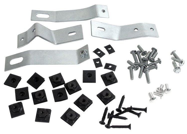 45518 Side Exhaust Cover Mounting Kit, 1965-1967 Chevy Corvette