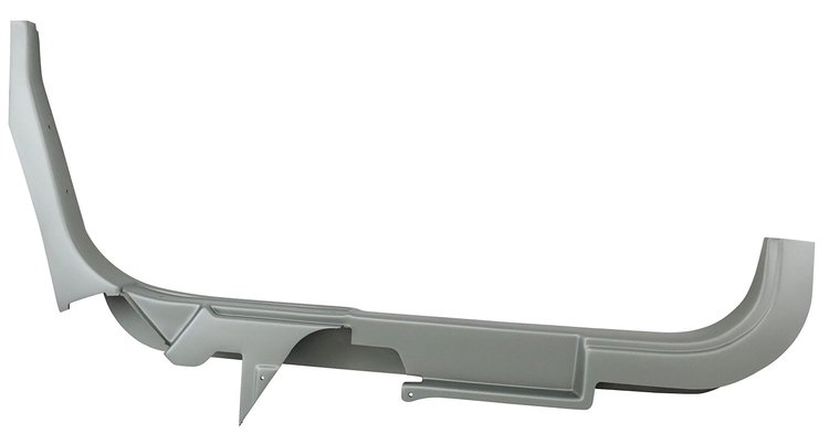 463469 Door Sill, 1984-1985 Chevy Corvette, Gray Left/Driver