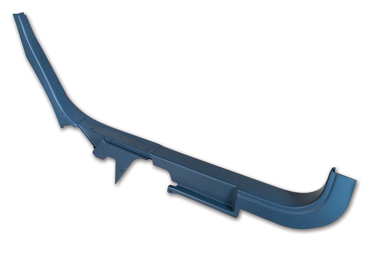 463470 Door Sill, 1984-1985 Chevy Corvette, Blue, Left/Driver