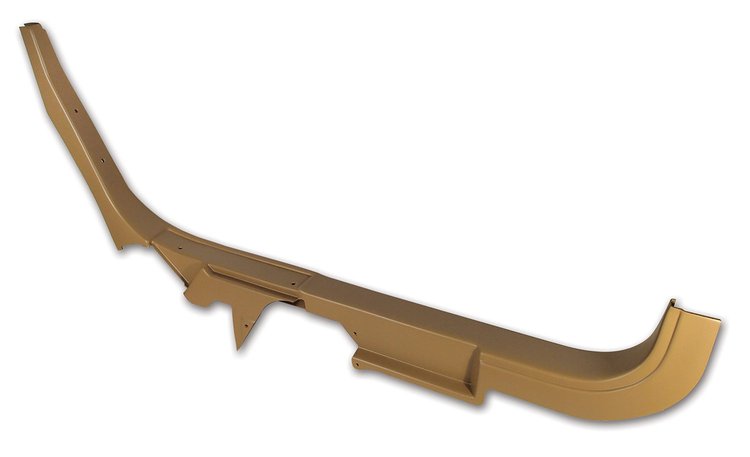 463872 Door Sill, 1986-1987 Chevy Corvette, Saddle Left/Driver Coupe