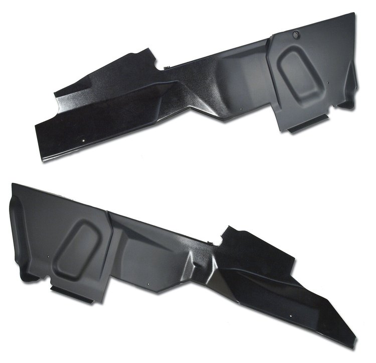 464722 Console Side Panels, 1984-1987 Chevy Corvette, Graphite