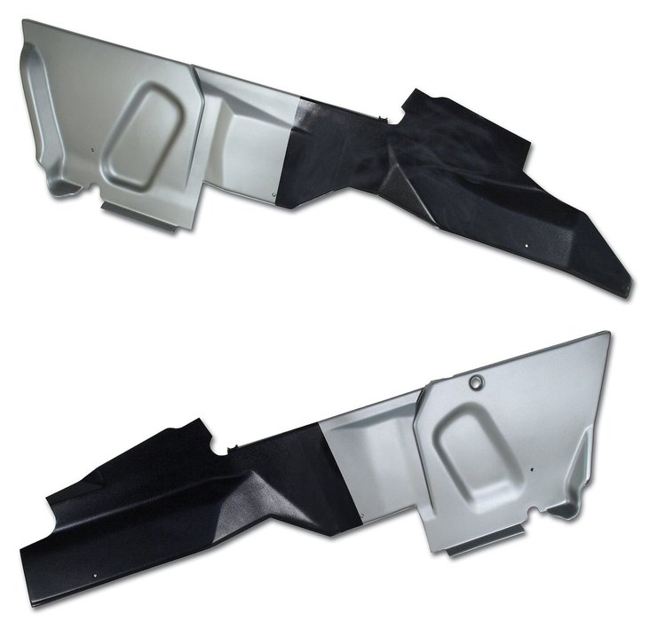 464769 Console Side Panels, 1984-1987 Chevy Corvette, Gray