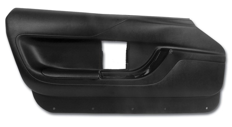 465820 Left Hand Coupe Door Panel, 1994-1996 Chevy Corvette, Black