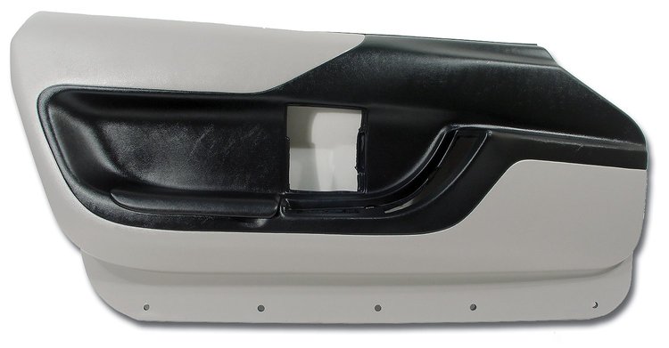 465884 Left Hand Coupe Door Panel, 1994-1996 Chevy Corvette, Gray
