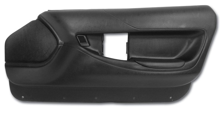 465920 Right Hand Door Panel For Coupe & Convertlble, 1994-1996 Chevy Corvette, Black