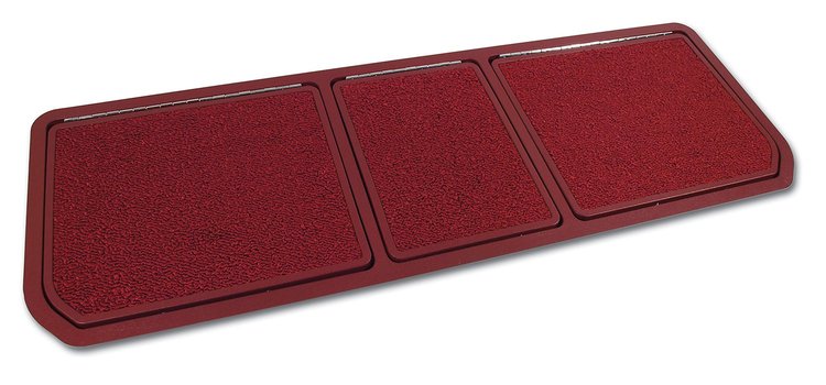 467531 Rear Compartment Unit, 1973-1975 Chevy Corvette, Oxblood 80/20 3 Door