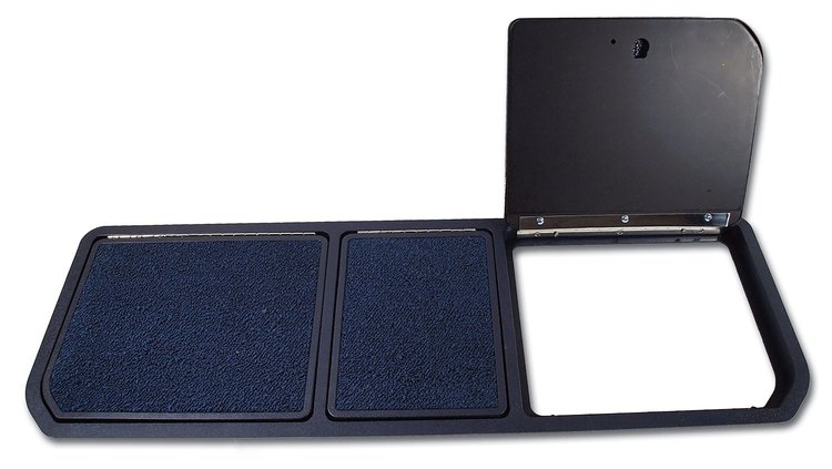 467543 Rear Compartment Unit, 1973-1975 Chevy Corvette, Dark Blue 80/20 3 Door