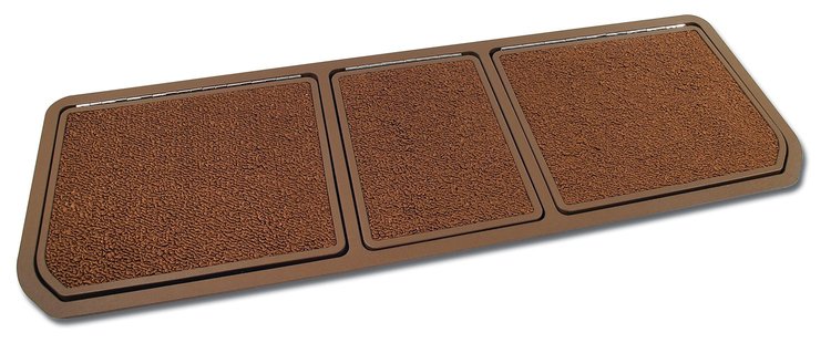 467553 Rear Compartment Unit, 1970-1972 Chevy Corvette, Dark Saddle 80/20 3 Door